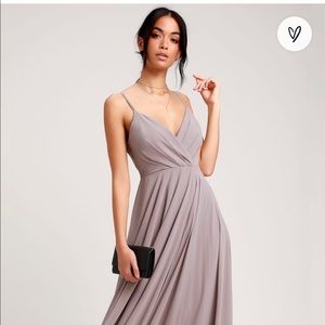 Lulus All About Love Taupe Dress